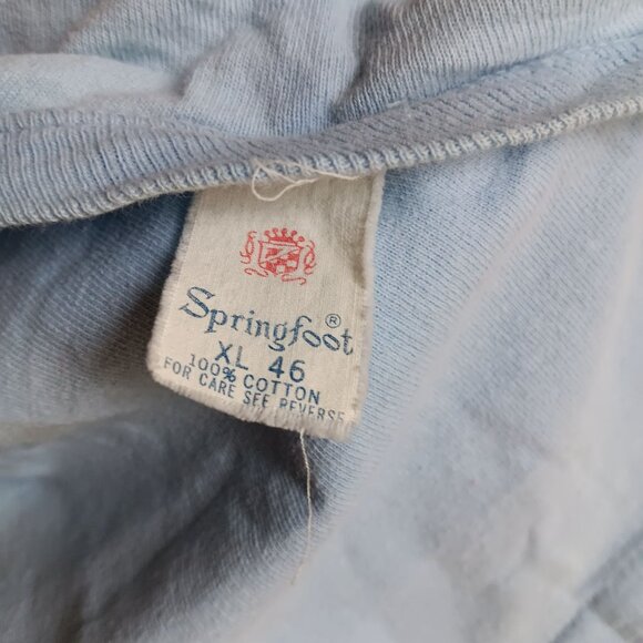 Vintage T-Shirt Small Single Stitch Springfoot 1970s "Ski Your Buns Off" Roach - Picture 7 of 7